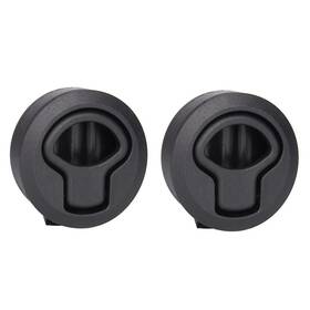 2343775032 Adrivwell 2pcs Black Plastic Slam Latch Flush Door Pull For Boat Deck Hatch