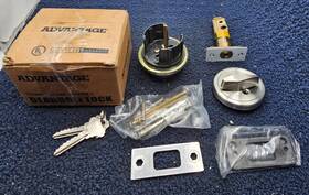 200lu-us32d-kd Advantage Commercial Grade 2 Deadbolt Lock Single Cylinder E0152