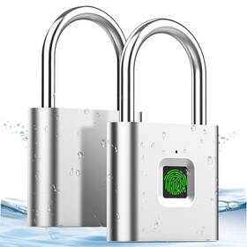 Ip67 Aicase 679874185917 Fingerprint Padlock Waterproof Rechargeable Smart Lock Keyless Gym Locker