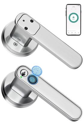 Aierboz 780669096155 Smart Fingerprint Door Lock 3-in-1 Keyless Entry With Biom
