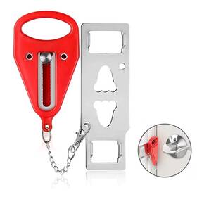 Hg-wmt-527 Aiqidi Portable Door Lock For Travel And Home Security - Enhanced Safety Latch