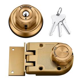 Aisecure 797447088882 Twist To Lock Jimmy Proof Deadbolt Keyless With Unpickable Nigh