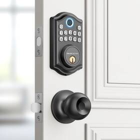 Akagear 850062274150 Keyless Entry Door Lock With Handle Fingerprint Electronic Keypad