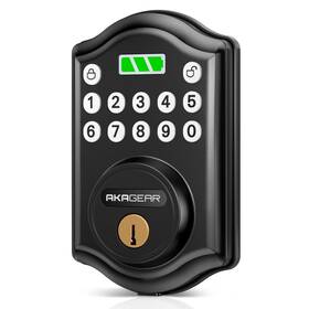 Akagear 850062274204 Keyless Entry Door Lock With Keypad - Smart Deadbolt For Front