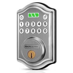 Akagear 850062274228 Keyless Entry Door Lock With Keypad - Smart Deadbolt For Front