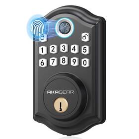 Akagear 850062274235 Fingerprint Door Lock Keyless Entry Smart With Code Ke