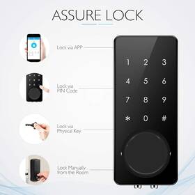 X001urw727 Akaso Smart Lock Keypad Travel Secure Vacation Home Privacy Digital Keyless