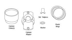 Alarm Lock Aet-s/26d Schlage Rim Cylinder Adapter For Exit Trims
