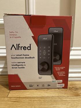 Db2-b Alfred 628341330077 Db2s Smart Door Lock Deadbolt Touch Keypad Black