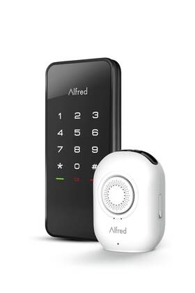 Alfred 628341330138 Touchscreen Smart Keypad Pin Door Lock Combo With Wi-fi Connect Bridge