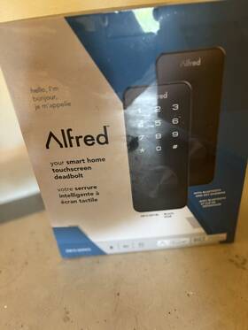 Db1s-bl Alfred Black Db1s Smart Technology Deadbolt Keyless
