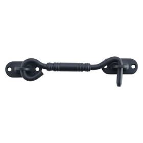 Mc5001b-4c Alise Hook And Eye Latch For Doors Barn Door Lock Black Gate Latches Stainles