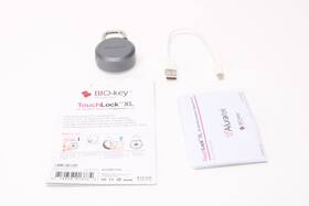 Atl01f Aluratek Bio-key Touchlock Xl All-weather Keyless Fingerprint Lock