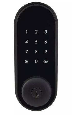 Amazonbasics 193598103663 Amazon Basics Grade 2 Contemporary Electronic Touchscreen Deadbolt Door Lock