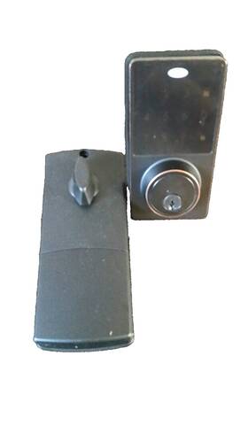 Ab-dh502-or Amazonbasics Electronic Deadbolt Door Lock Modern Oil Rubbed Bronze Open Box