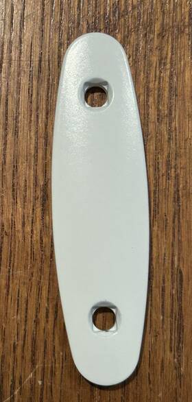 2573621 Andersen Gliding Patio Door Cover Plate Tribeca White New