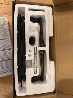 2578926 Andersen Used Whitmore Hinged Patio Door Hardware Trim Set