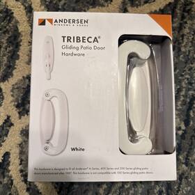 570469 Andersen New Tribeca 2-panel Gliding Patio Door Hardware Set In White