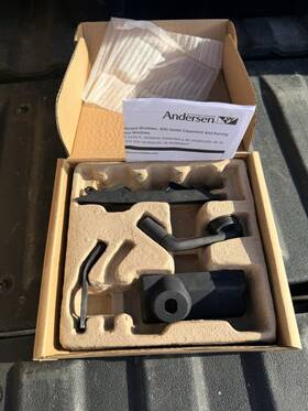 Andersen 697105556046 200/400 Casement Folding Contemporary Handle Pack Oil Rubbed Bronze