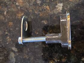 Andersen 716289639632 Dummy Cylinder Housing - Antique Brass Lock Plate Screws