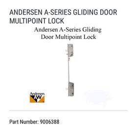 9006388 Andersen A-series Gliding Door Multipoint Lock Part Number
