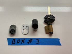 9007623 Andersen Albany Keyed Lock Cylinder With Housing Black