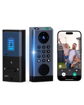 Md121 Anweller Smart Door Lock With Camera Wifi Deadbolt Video Doorbell And 10000mah B