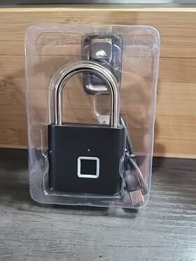 P10bf-k-60 Anweller Weatherproof Fingerprint Biometric Padlock Master