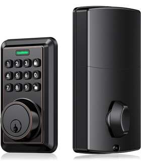 Entry214 Apestellar As-dl01 Keyless Entry Door Lock With Keypad- Electronic Keypad Deadbolt - Keyed