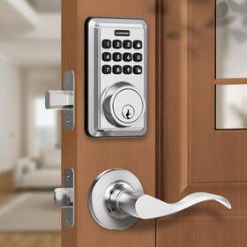 As-dl02 Apestellar Keyless Entry Door Lock With 2 Lever Handles - Electronic Keypad Deadbolt F