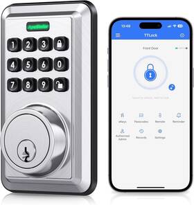 As-kl02 Apestellar Built-in Wifi Keyless Entry Smart Lock Works With Google And Alexa No Hub Needed