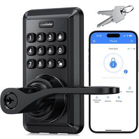As-l-01 Apestellar Smart Wi-fi Door Lock With Handle - Keyless Entry For Front