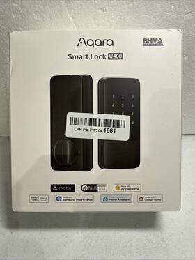 U400 Aqara 192784002131 Uwb Smart Lock Matter Over Thread Apple Home Key Fingerprint Ke