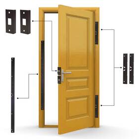 Armor Concepts 798154013303 Door Max - Reinforcement Kit For Anti Kick Front Security 5-