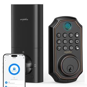 A280-wifi Arpha Wifi Door Lock D280w Keyless Entry Fingerprint Bulit-in Dead