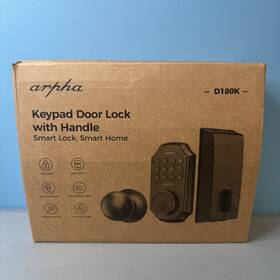 D180-a Arpha H200 Smart Keyless Door Lock With Handle Bluetooth App Control Keypad Deadbolt