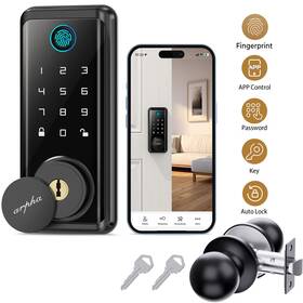 D601n Arpha D601k H200 Keyless Entry Smart Door Lock Handle Fingerprint Deadbolt App Auto