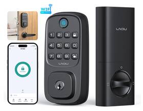 Sf300 Arpha H300 Fingerprint Smart Door Lock Wifi App Keyless Entry Keypad Deadbolt Handle