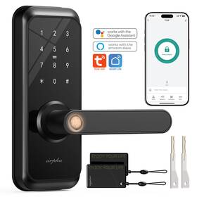 T228 Arpha Fingerprint Smart Door Lock Keyless Entry Keypad Deadbolt App Control