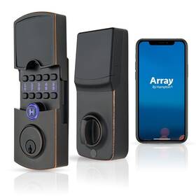 Array By Hampton 039208235785 - Gen 2 Cooper Smart Lock For Front Door Tuscan Bronze