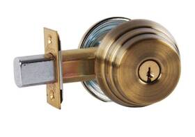 Brasse61 Arrow Lock Deadbolt Cylindrical Antique 05a