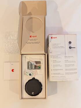 080-00868 August Wifi/ Bluetooth Smart Door Lock Matte Black Asl-05