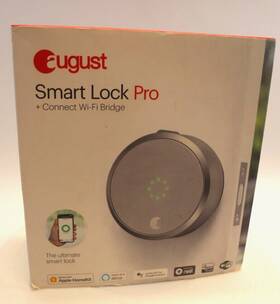 August 818288821336 Smart Lock Pro Connect Hub - Wi-fi Bridge Silver