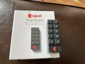 Aug-ak01-m01-g01 August Bluetooth Smart Keypad - Dark Grey