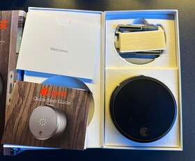 Aug-sl02-m02-g02 August Augsl02m02g02 Smart Lock Homekit Enabled Dark Gray
