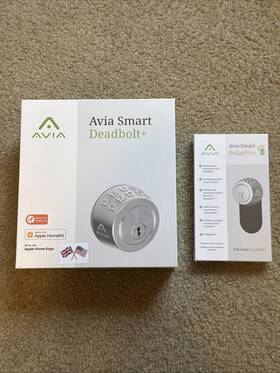 Avia 055661500470 Smart Deadbolt And Solarpro Supports Thread Apple Homekit Home Keys