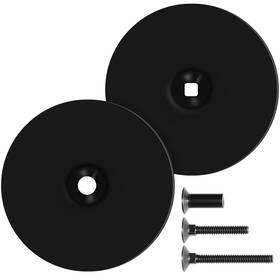 1-htus Ayzylpth 25044 Door Hole Cover Plate 2.64 Inch Diameter Round Deadbolt Repair