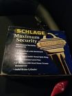 B60 626 Schlage Single Cylinder Deadbolt Satin Chrome 043156975013