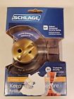 B60n608 Schlage Single Cylinder Deadbolt Exterior Door Lock Satin 043156490653