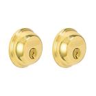 B62n505605 Schlage Bright Brass Double Cylinder Deadbolt